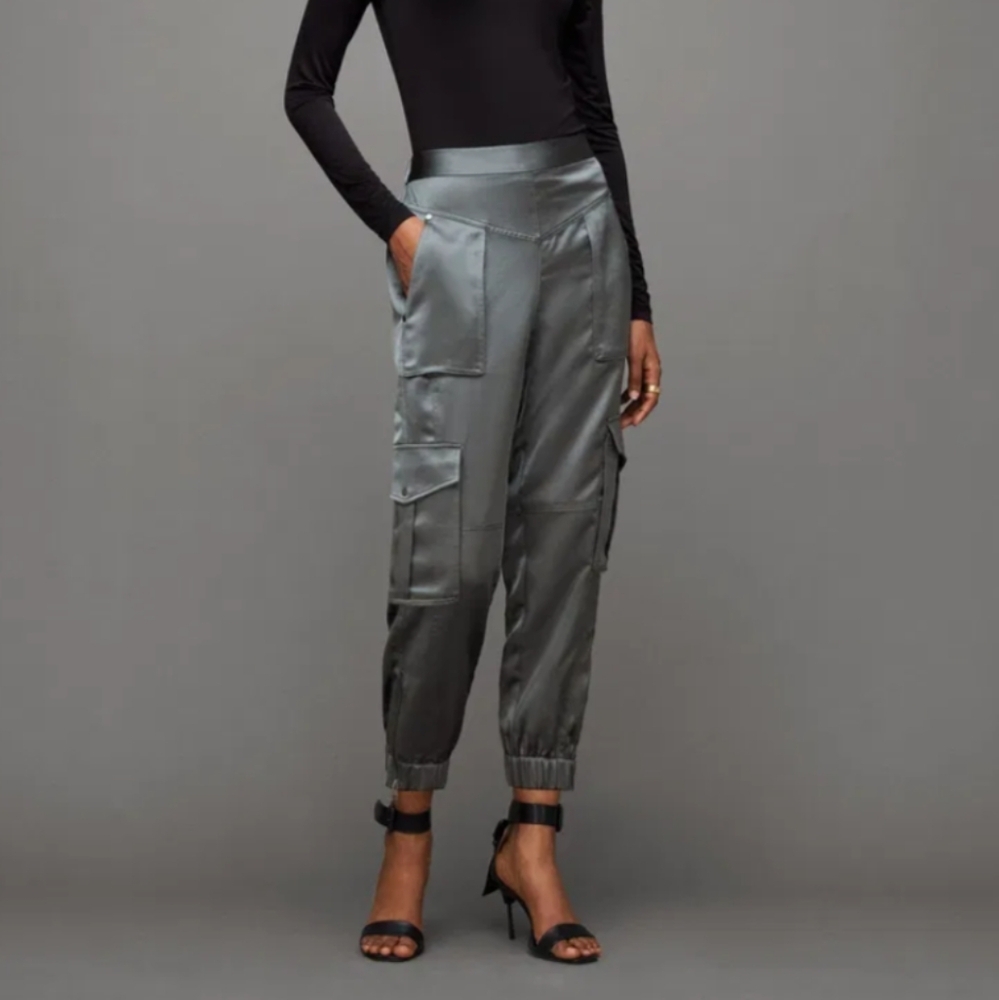 ALLSAINTS Astarte Cargo Trousers (Sz 2) - Picture 10 of 12